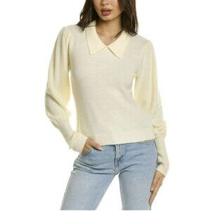 Central Park West Yvonne Sweater Collared Soft NWT Size Medium
